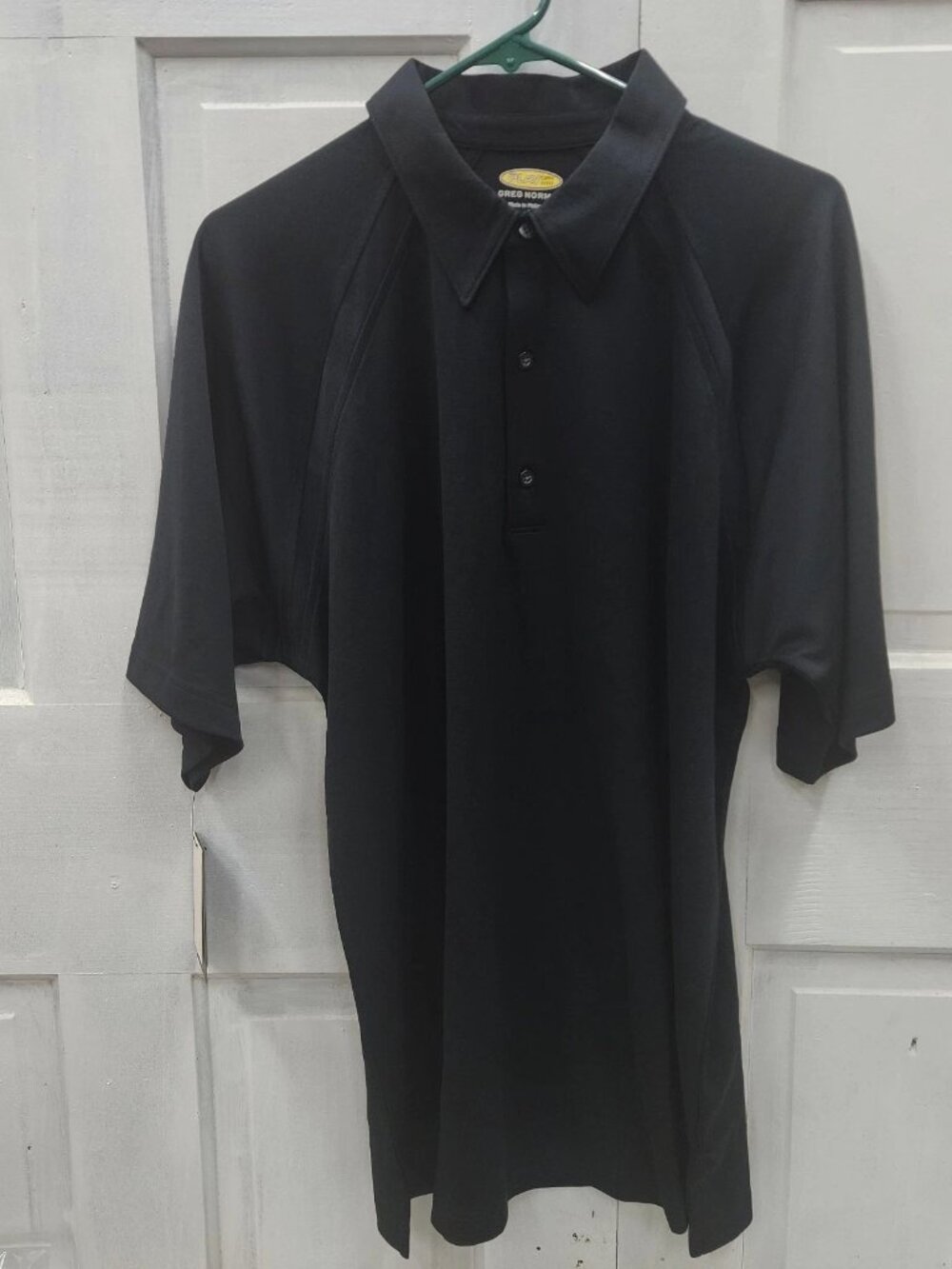 Greg Norman Dr. Pepper Play Dry Polo Shirt - Golf Shirt - Black - Size L